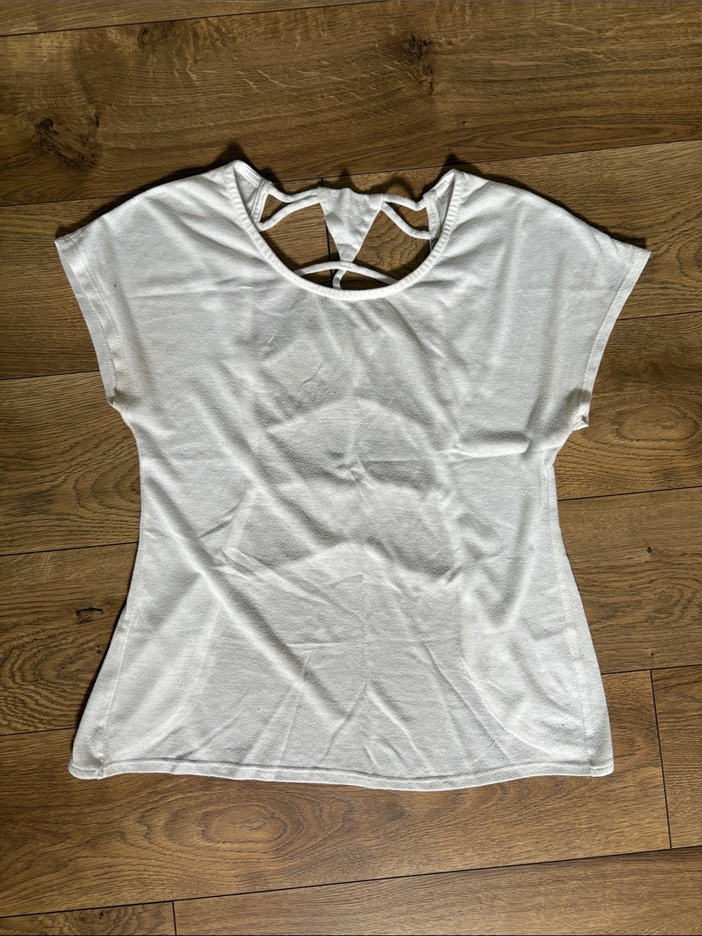 White Backless Tee